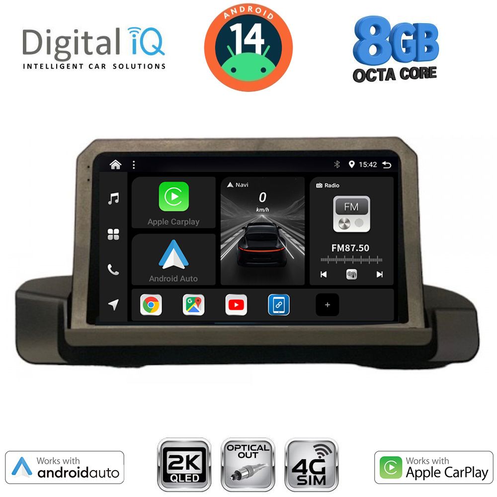 Βλησαρούλης Car Center - DIGITAL IQ BXK 20044_CPAA (9inc) MULTIMEDIA TABLET for BMW S.3 (E90-91-92) mod. 2005-2012