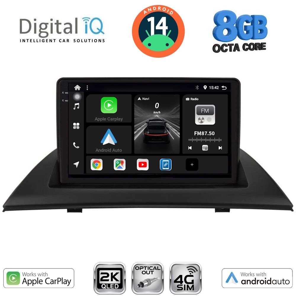 Βλησαρούλης Car Center - DIGITAL IQ BXK 20058_CPAA (9inc) MULTIMEDIA TABLET for BMW X3 (E83) mod. 2003-2010