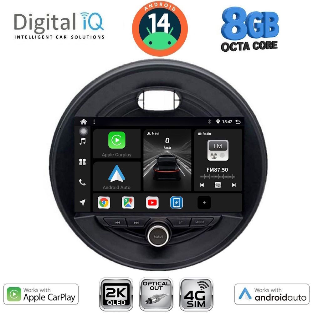 Βλησαρούλης Car Center - DIGITAL IQ BXK 20066_CPAA (9inc) MULTIMEDIA TABLET for MINI COOPER (F55-56-F57) mod. 2015> CLUBMAN (F54) mod. 2015> ROADSTER (F59) mod. 2014> COUNTRYMAN (F60) mod. 2016>