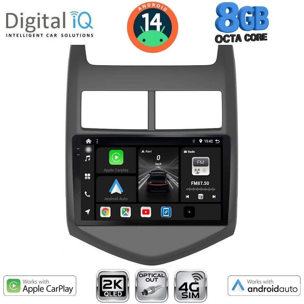 Βλησαρούλης Car Center - DIGITAL IQ BXK 20074_CPAA (9inc) MULTIMEDIA TABLET for CHEVROLET AVEO mod. 2011-2014