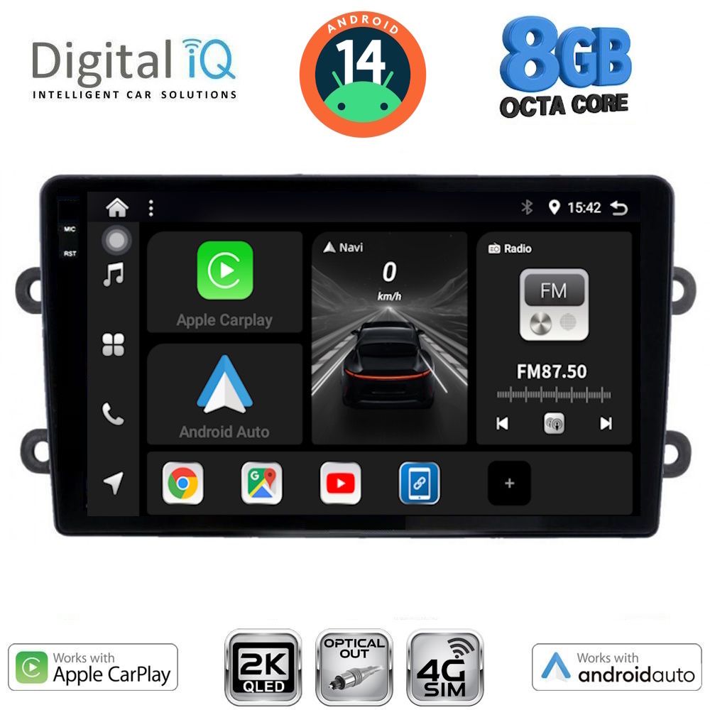 Βλησαρούλης Car Center - DIGITAL IQ BXK 20102_CPAA (9inc) MULTIMEDIA TABLET for DACIA DUSTER mod. 2012-2019