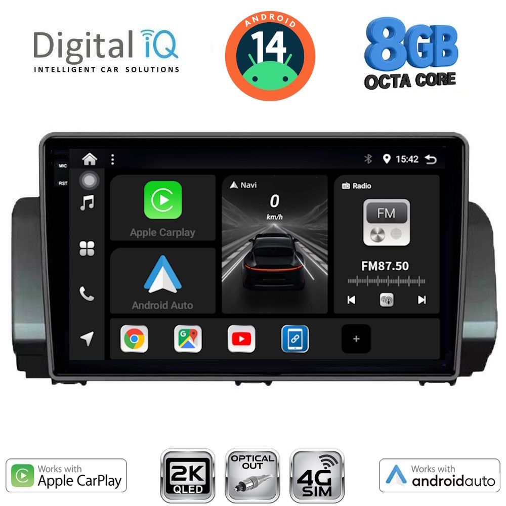 Βλησαρούλης Car Center - DIGITAL IQ BXK 20109_CPAA (9inc) MULTIMEDIA TABLET for DACIA LOGAN - SANDERO - JOGGER mod. 2020>