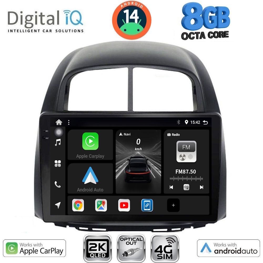 Βλησαρούλης Car Center - DIGITAL IQ BXK 20124_CPAA (10inc) MULTIMEDIA TABLET for DAIHATSU SIRION mod. 2006-2012