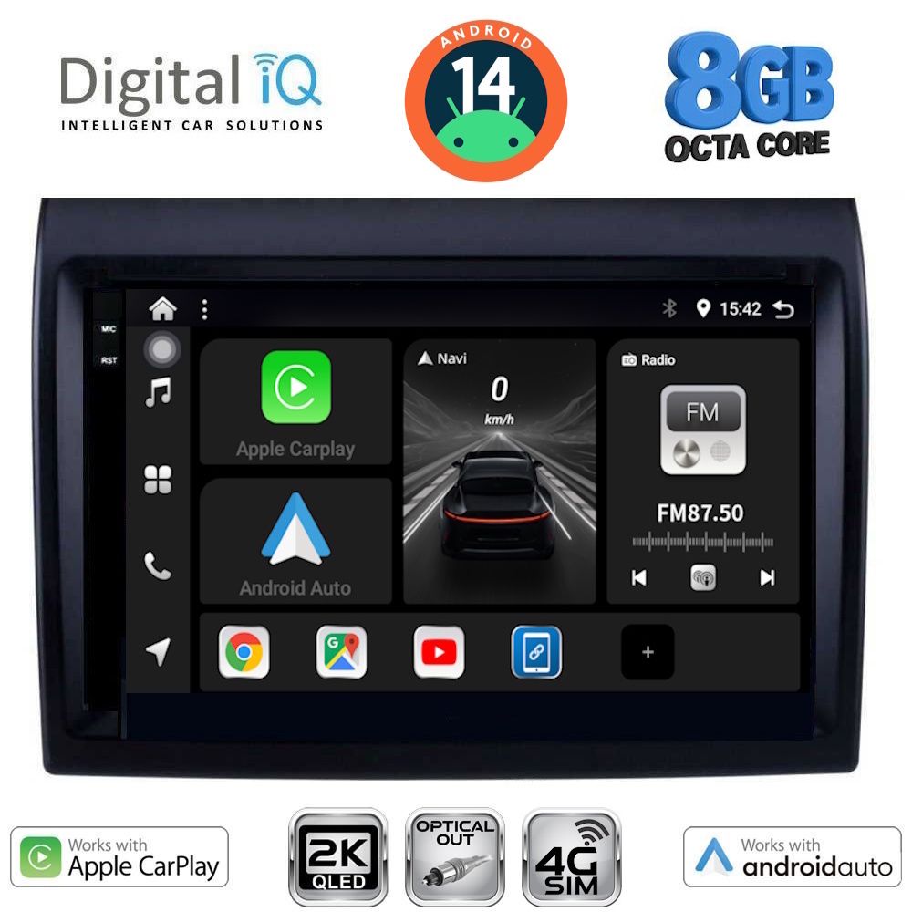 Βλησαρούλης Car Center - DIGITAL IQ BXK 20140_CPAA (9inc) MULTIMEDIA TABLET for FIAT DUCATO mod. 2006-2011