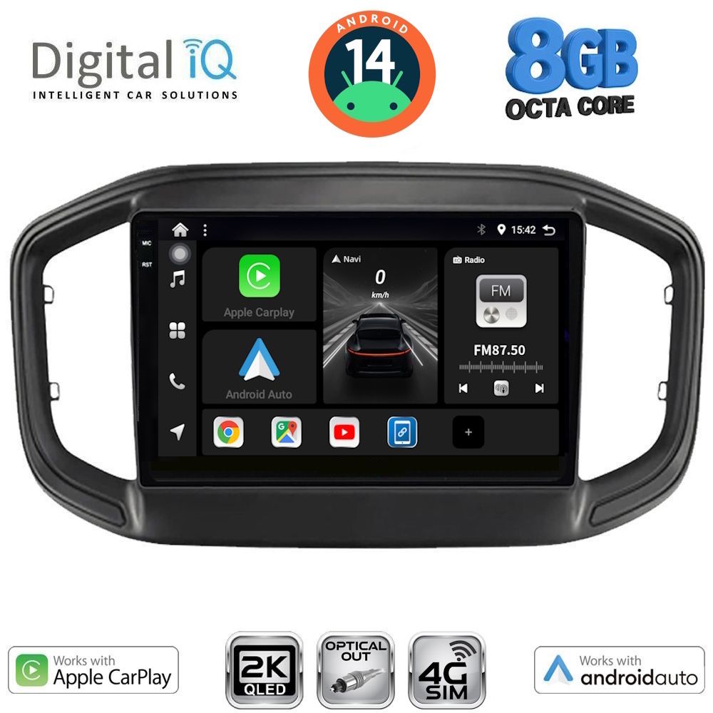 Βλησαρούλης Car Center - DIGITAL IQ BXK 20147_CPAA (9inc) MULTIMEDIA TABLET for FIAT STRADA mod. 2020>