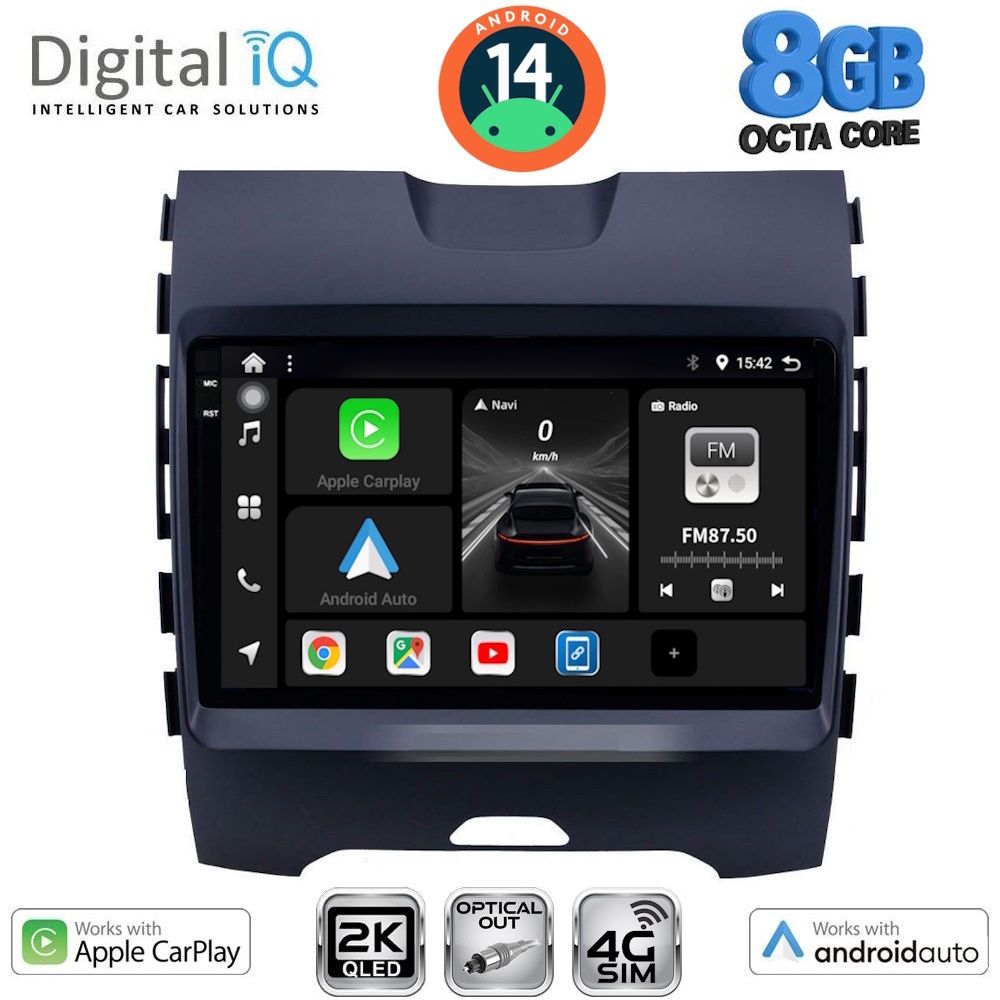 Βλησαρούλης Car Center - DIGITAL IQ BXK 20152_CPAA (9inc) MULTIMEDIA TABLET for FORD EDGE  mod. 2015>