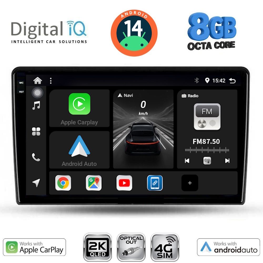 Βλησαρούλης Car Center - DIGITAL IQ BXK 20155_CPAA (10inc) MULTIMEDIA TABLET for FORD FIESTA mod. 2018>