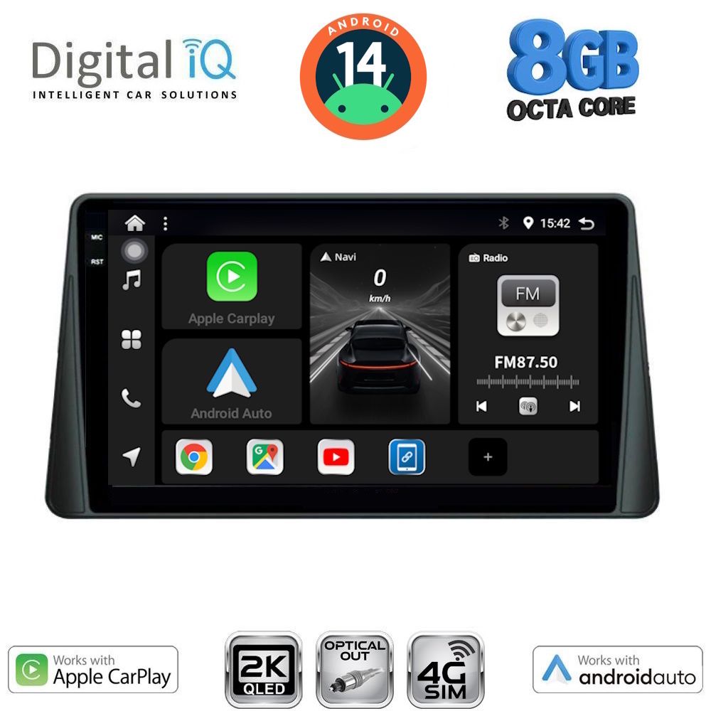 Βλησαρούλης Car Center - DIGITAL IQ BXK 20158_CPAA (9inc) MULTIMEDIA TABLET for FORD FOCUS mod. 2019>