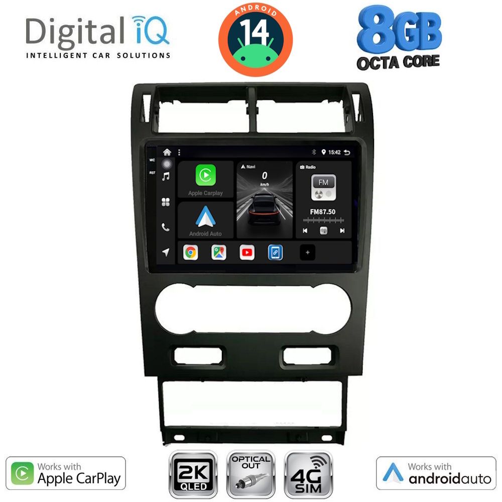 Βλησαρούλης Car Center - DIGITAL IQ BXK 20161A_CPAA (9inc) MULTIMEDIA TABLET for FORD MONDEO mod. 2003-2006