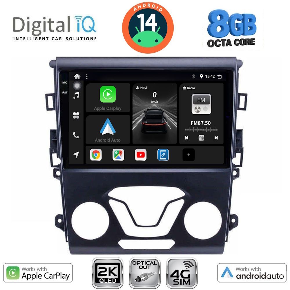 Βλησαρούλης Car Center - DIGITAL IQ BXK 20164_CPAA A/C (9inc) MULTIMEDIA TABLET for FORD MONDEO mod. 2014>