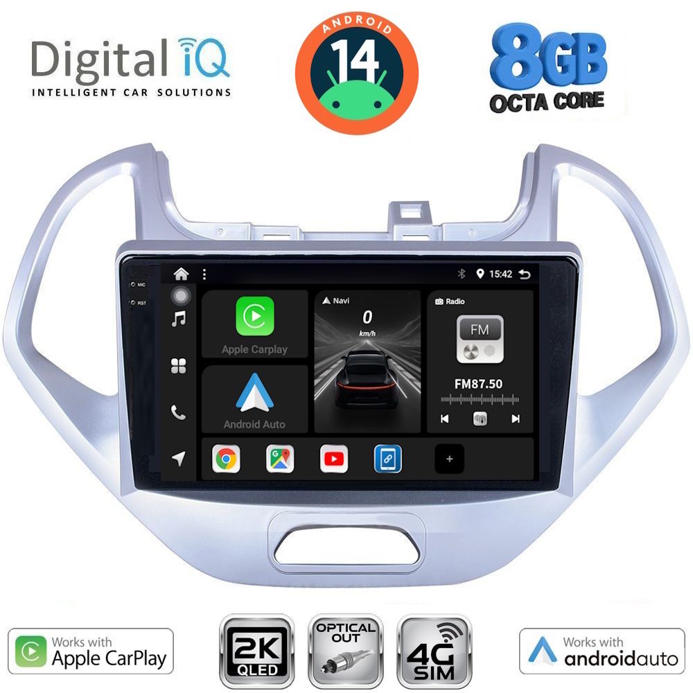 Βλησαρούλης Car Center - DIGITAL IQ BXK 20167LO_CPAA (9inc) MULTIMEDIA TABLET for FORD KA mod. 2017>