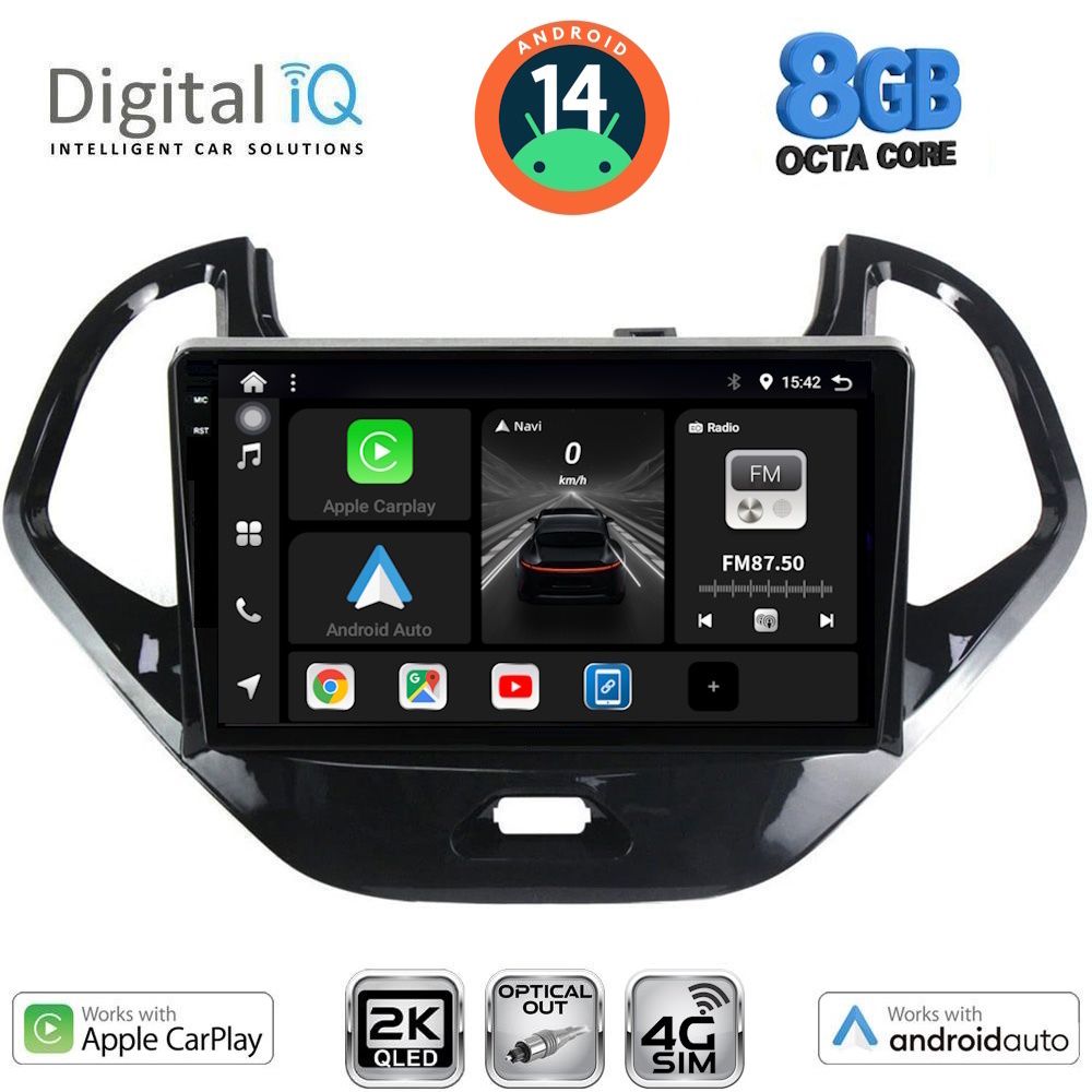Βλησαρούλης Car Center - DIGITAL IQ BXK 20167SH_CPAA (9inc) MULTIMEDIA TABLET for FORD KA mod. 2017>