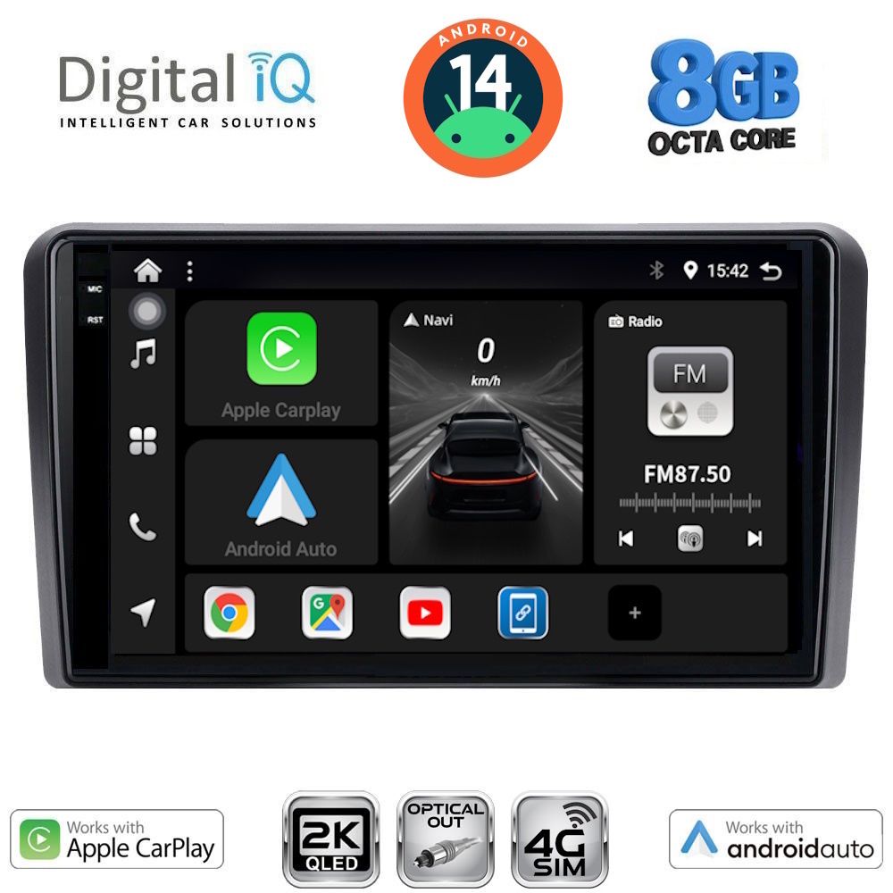 Βλησαρούλης Car Center - DIGITAL IQ BXK 20168RD_CPAA (9inc) MULTIMEDIA TABLET for FORD mod. 2007-2011