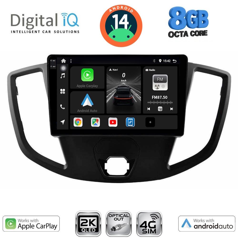Βλησαρούλης Car Center - DIGITAL IQ BXK 20179_CPAA  (9inc) MULTIMEDIA TABLET for FORD TRANSIT mod. 2014-2020