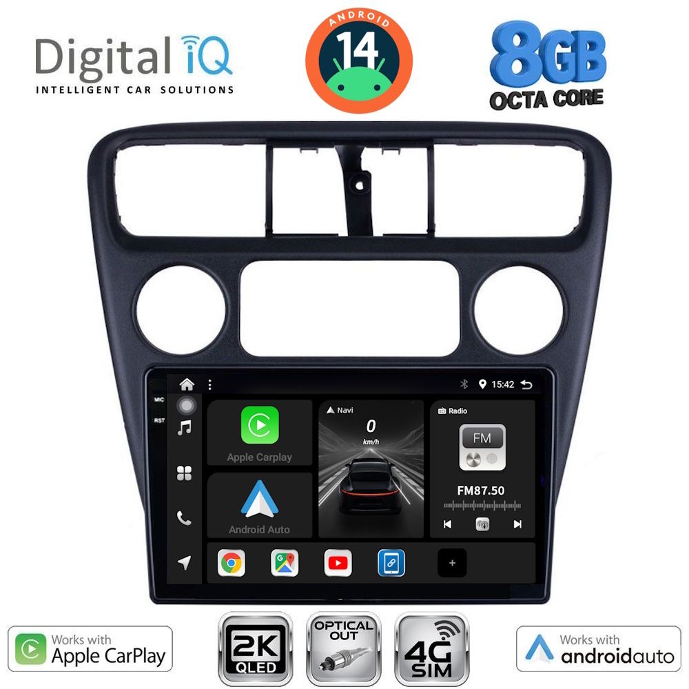 Βλησαρούλης Car Center - DIGITAL IQ BXK 20181_CPAA (9inc) MULTIMEDIA TABLET for HONDA ACCORD COUPE mod. 1998-2004