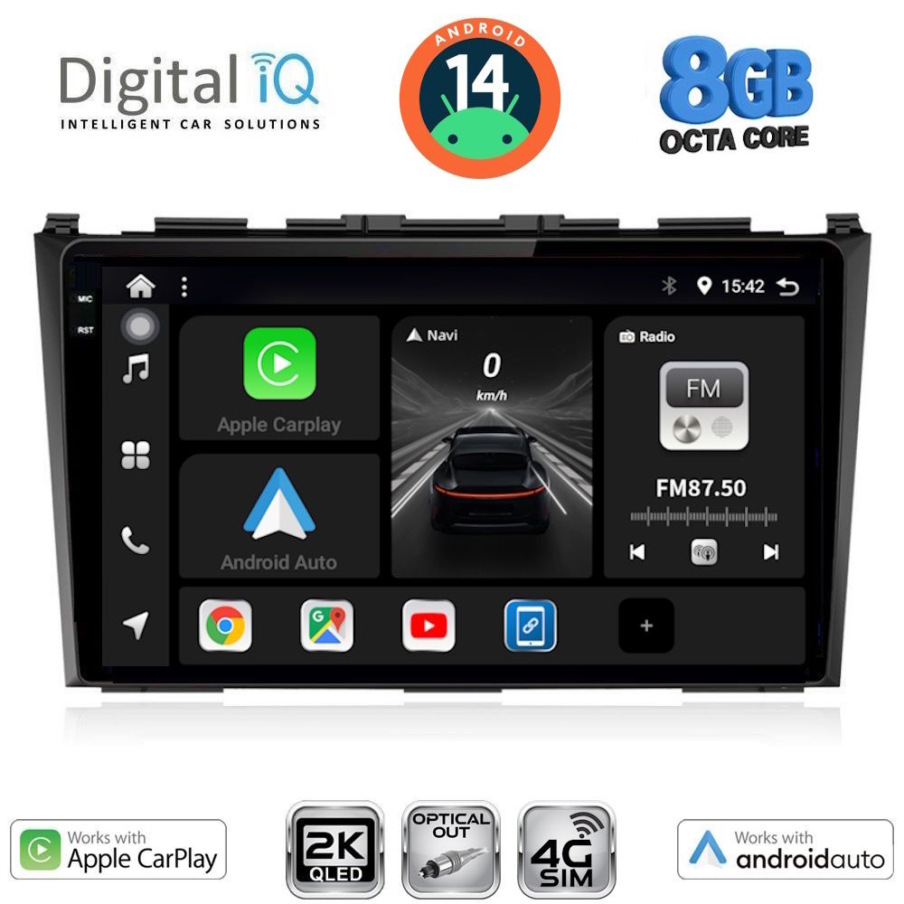 Βλησαρούλης Car Center - DIGITAL IQ BXK 20197_CPAA (9inc) MULTIMEDIA TABLET for HONDA CRV mod. 2006-2012