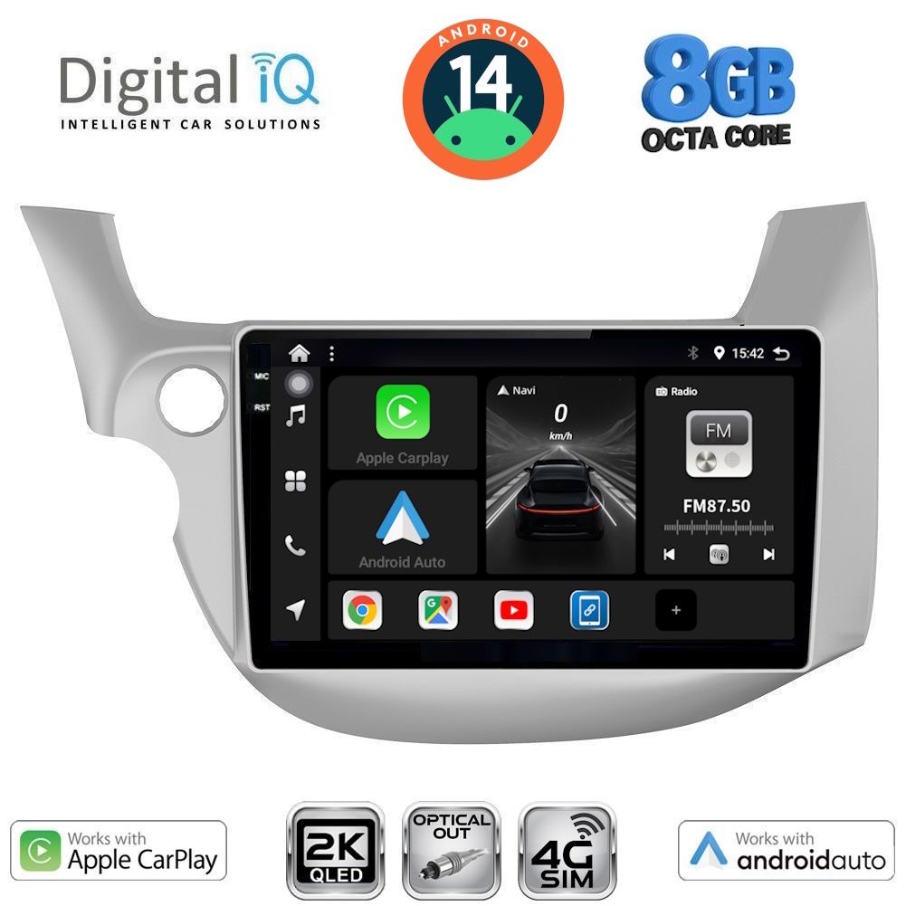 Βλησαρούλης Car Center - DIGITAL IQ BXK 20211_CPAA (10inc) MULTIMEDIA TABLET for HONDA JAZZ mod. 2008-2012