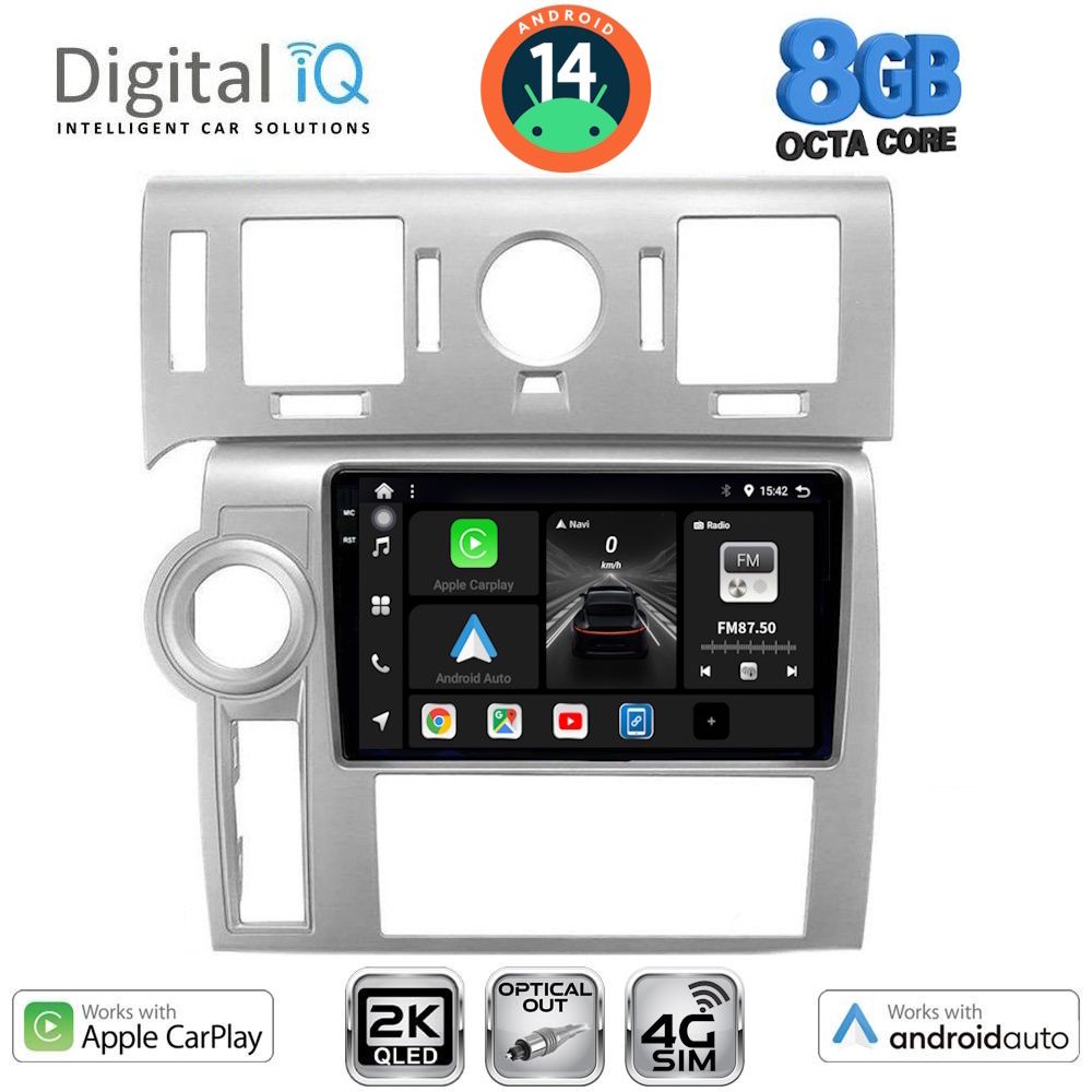 Βλησαρούλης Car Center - DIGITAL IQ BXK 20216_CPAA (9inc) MULTIMEDIA TABLET for HUMMER H2 mod. 2008-2009