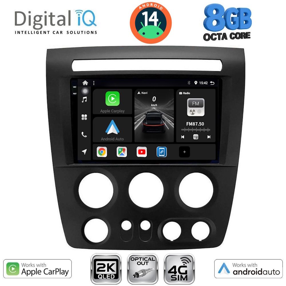 Βλησαρούλης Car Center - DIGITAL IQ BXK 20218_CPAA (9inc) MULTIMEDIA TABLET for HUMMER H3 mod. 2005-2009