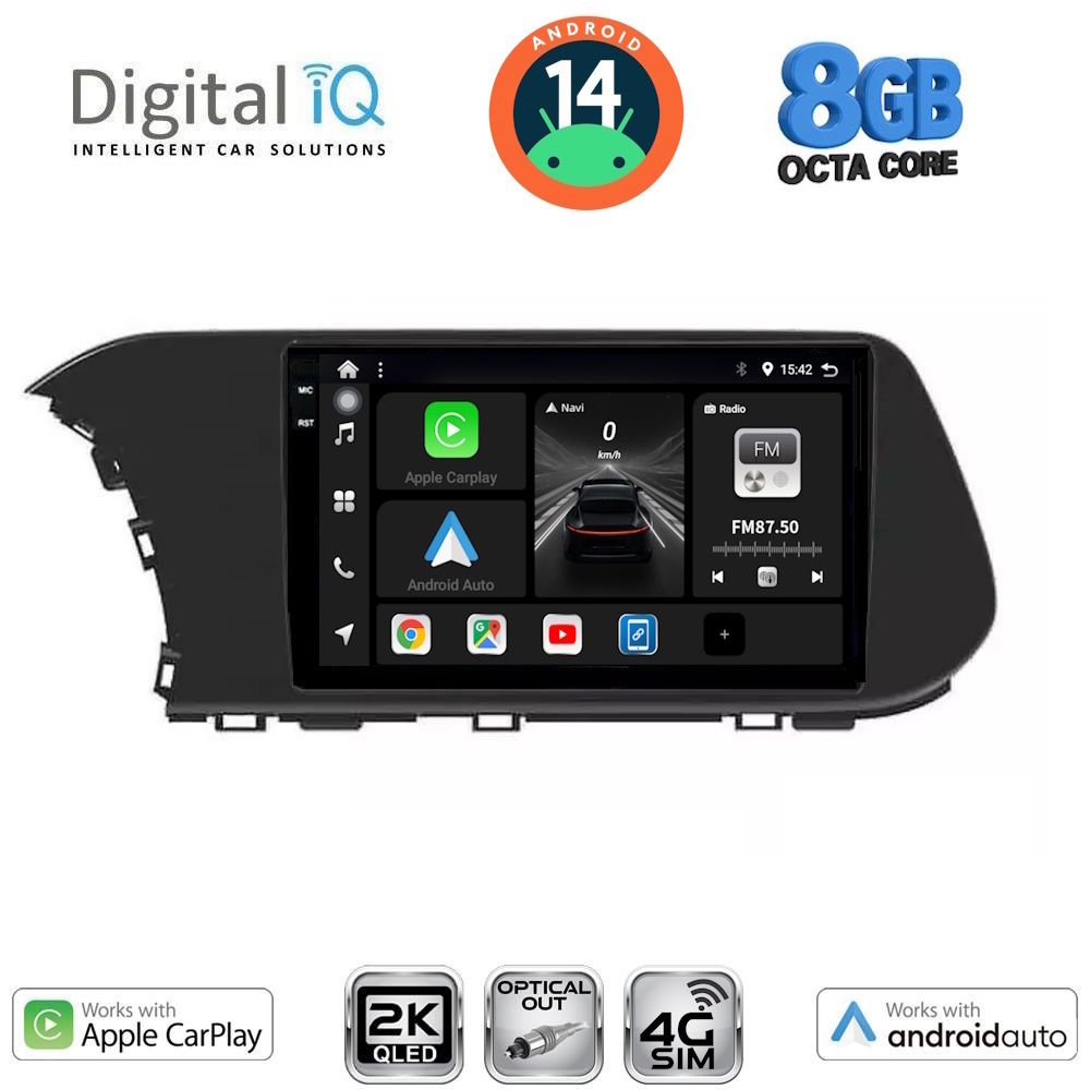 Βλησαρούλης Car Center - DIGITAL IQ BXK 20220_CPAA (10inc) MULTIMEDIA TABLET for HYUNDAI i20 mod. 2021>