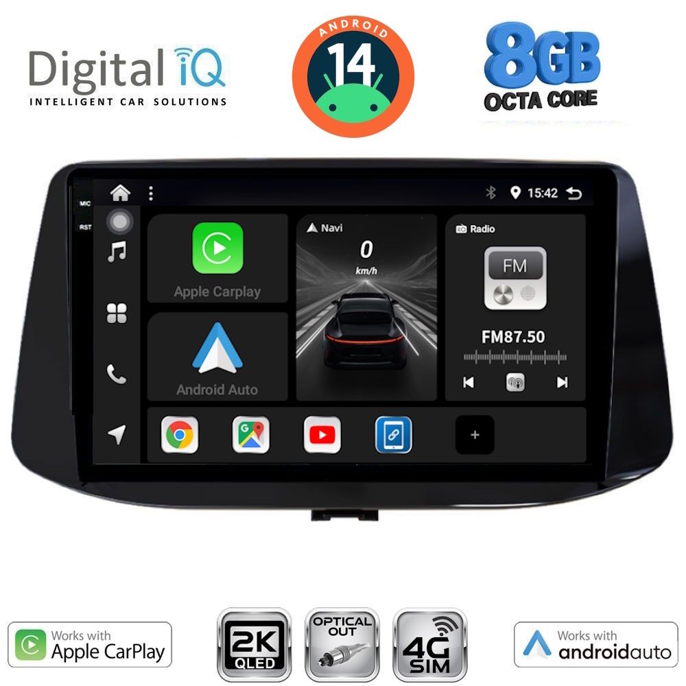 Βλησαρούλης Car Center - DIGITAL IQ BXK 20233_CPAA (9inc) MULTIMEDIA TABLET for HYUNDAI i30 mod. 2018>