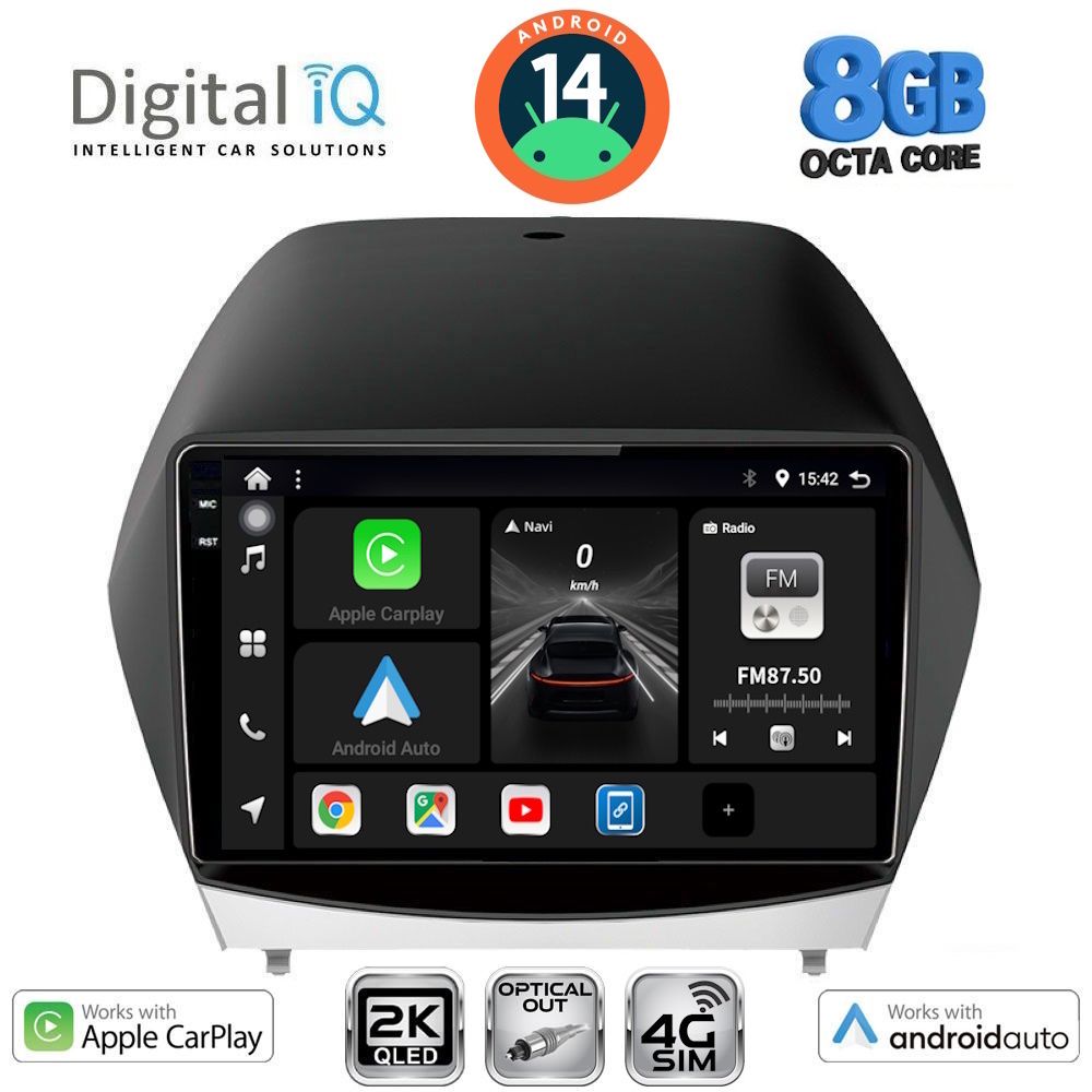 Βλησαρούλης Car Center - DIGITAL IQ BXK 20235_CPAA (10inc) MULTIMEDIA TABLET for HYUNDAI iX35  mod. 2010-2015