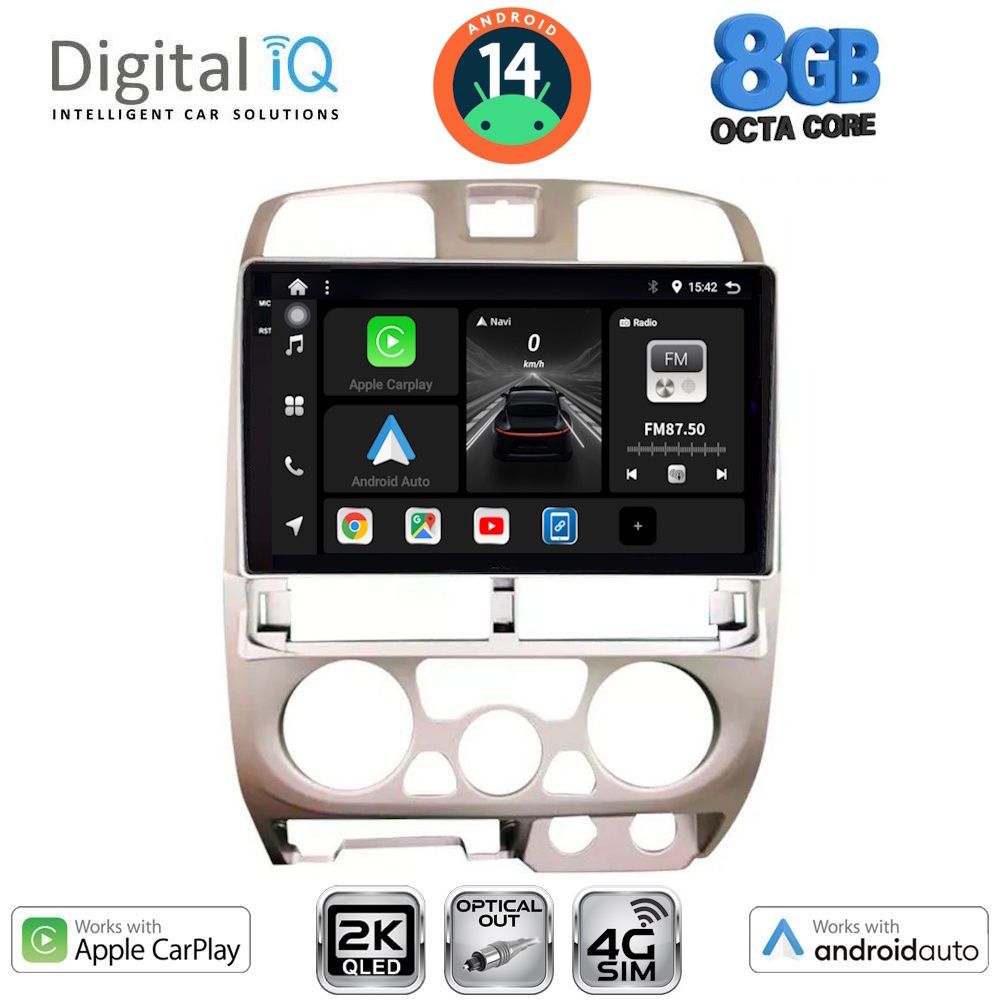 Βλησαρούλης Car Center - DIGITAL IQ BXK 20253_CPAA (9inc) MULTIMEDIA TABLET for ISUZU D-MAX mod. 2002-2008