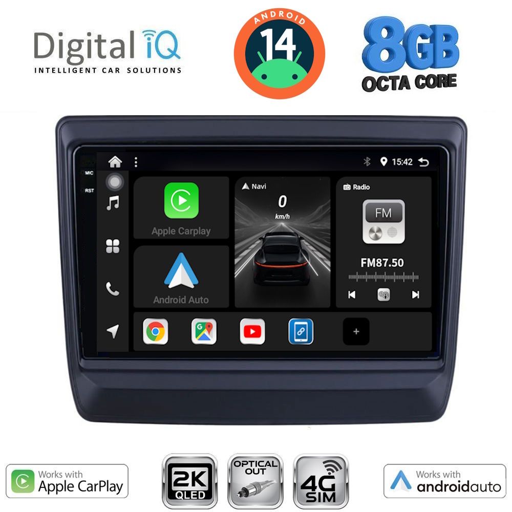 Βλησαρούλης Car Center - DIGITAL IQ BXK 20256_CPAA (9inc) MULTIMEDIA TABLET for ISUZU DMAX mod. 2020>