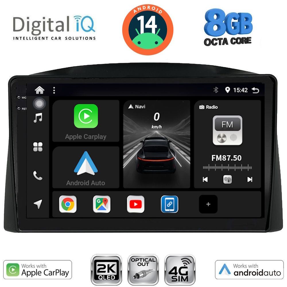 Βλησαρούλης Car Center - DIGITAL IQ BXK 20271_CPAA (10inc) MULTIMEDIA TABLET for JEEP GRAND CHEROKEE mod. 2005-2007 with Original Navi