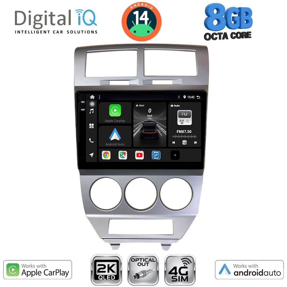 Βλησαρούλης Car Center - DIGITAL IQ BXK 20275_CPAA (10inc) MULTIMEDIA TABLET for DODGE CALIBER mod. 2006-2012