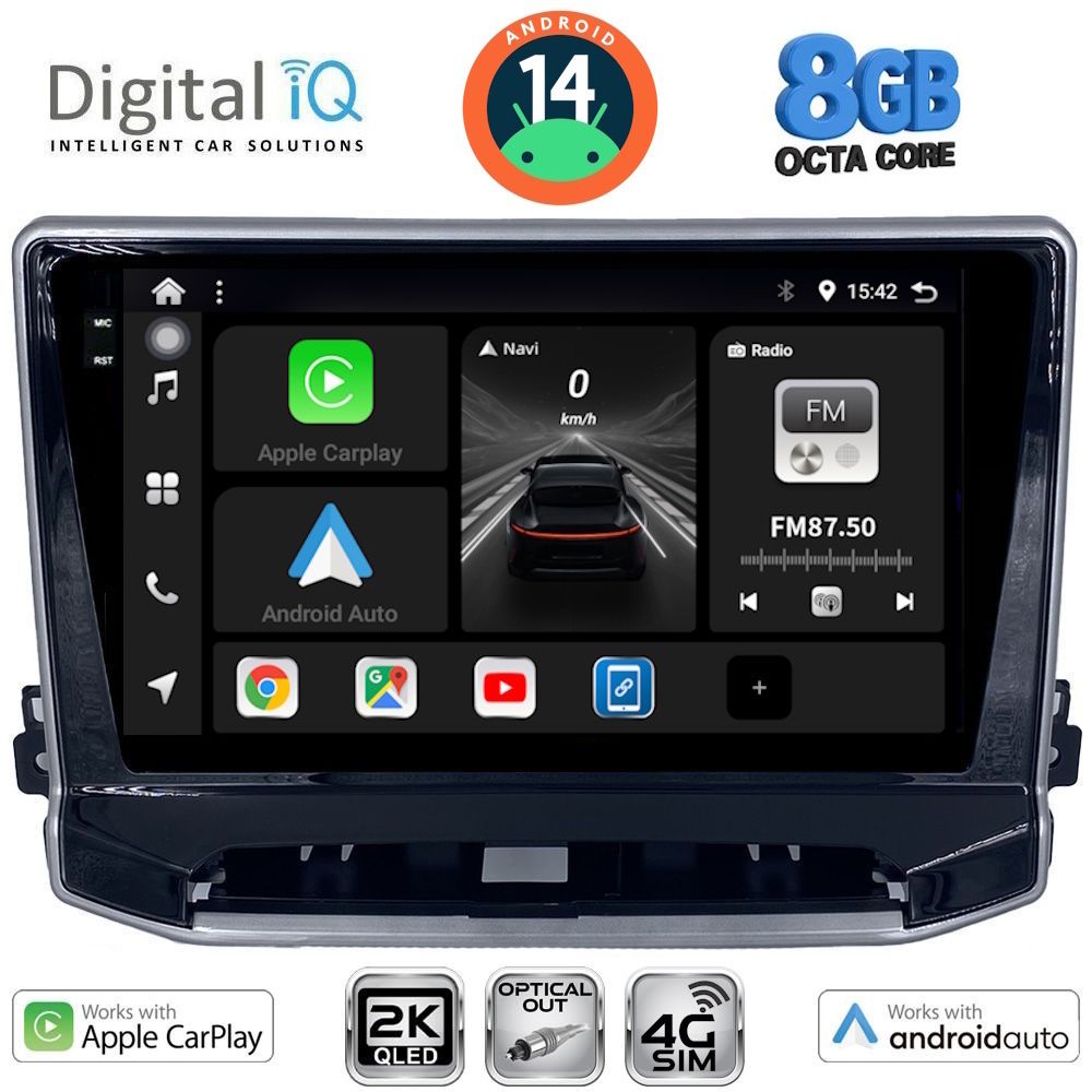 Βλησαρούλης Car Center - DIGITAL IQ BXK 20279_CPAA (10inc) MULTIMEDIA TABLET for JEEP COMPASS mod. 2022>
