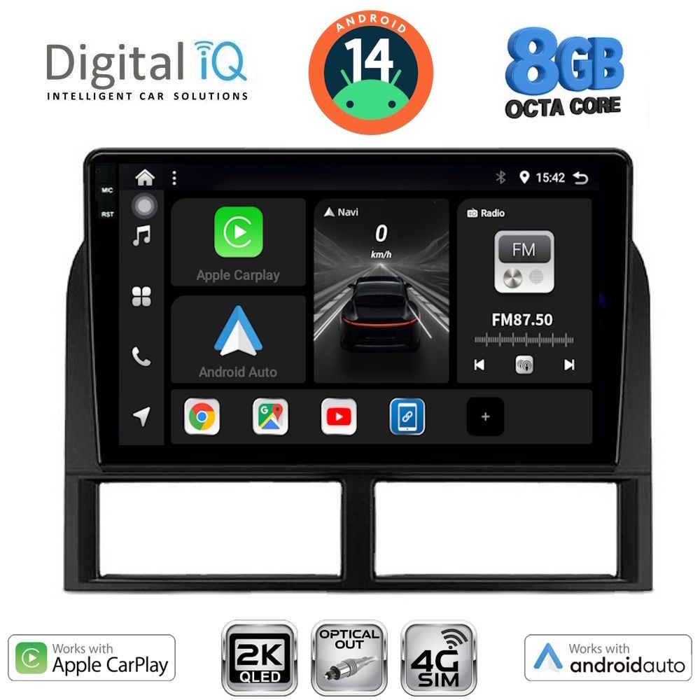 Βλησαρούλης Car Center - DIGITAL IQ BXK 20280_CPAA (9inc) MULTIMEDIA TABLET for JEEP GRAND CHEROKEE mod. 1999-2004