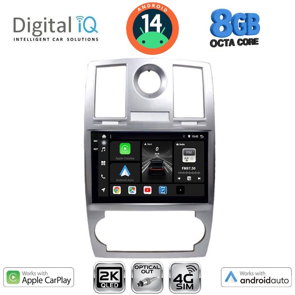 Βλησαρούλης Car Center - DIGITAL IQ BXK 20285_CPAA (9inc) MULTIMEDIA TABLET for CHRYSLER 300C mod. 2005-2010