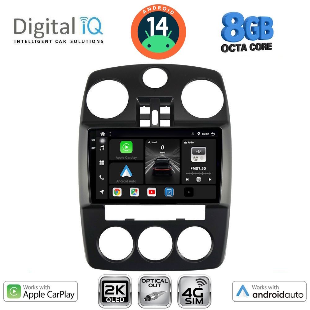 Βλησαρούλης Car Center - DIGITAL IQ BXK 20287_CPAA (9inc) MULTIMEDIA for CHRYSLER PT CRUISER mod. 2005-2010