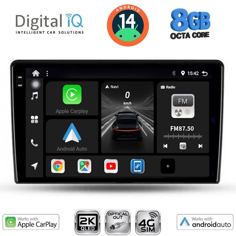 Βλησαρούλης Car Center - DIGITAL IQ BXK 20300_CPAA (9inc) MULTIMEDIA TABLET for KIA CEED  mod. 2006-2009