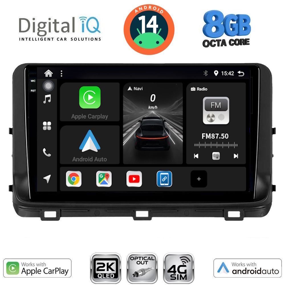 Βλησαρούλης Car Center - DIGITAL IQ BXK 20303_CPAA (10inc) MULTIMEDIA TABLET for KIA CEED - XCEED mod. 2018-2022