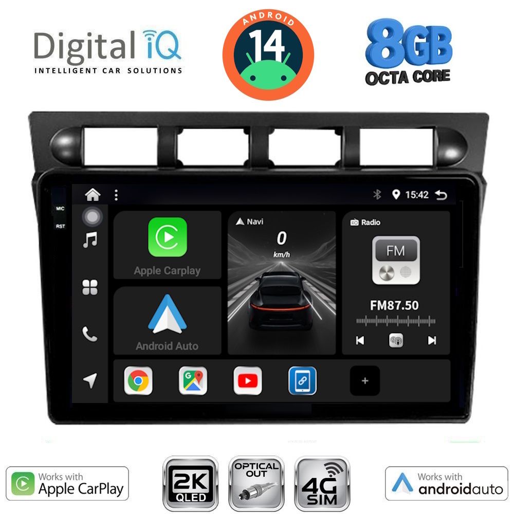 Βλησαρούλης Car Center - DIGITAL IQ BXK 20306_CPAA (9inc) MULTIMEDIA TABLET for KIA PICANTO mod. 2004-2008