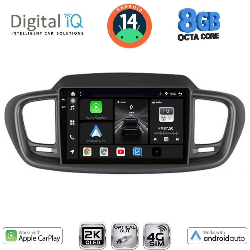 Βλησαρούλης Car Center - DIGITAL IQ BXK 20319_CPAA (10inc) MULTIMEDIA TABLET for KIA SORENTO mod. 2014-2020