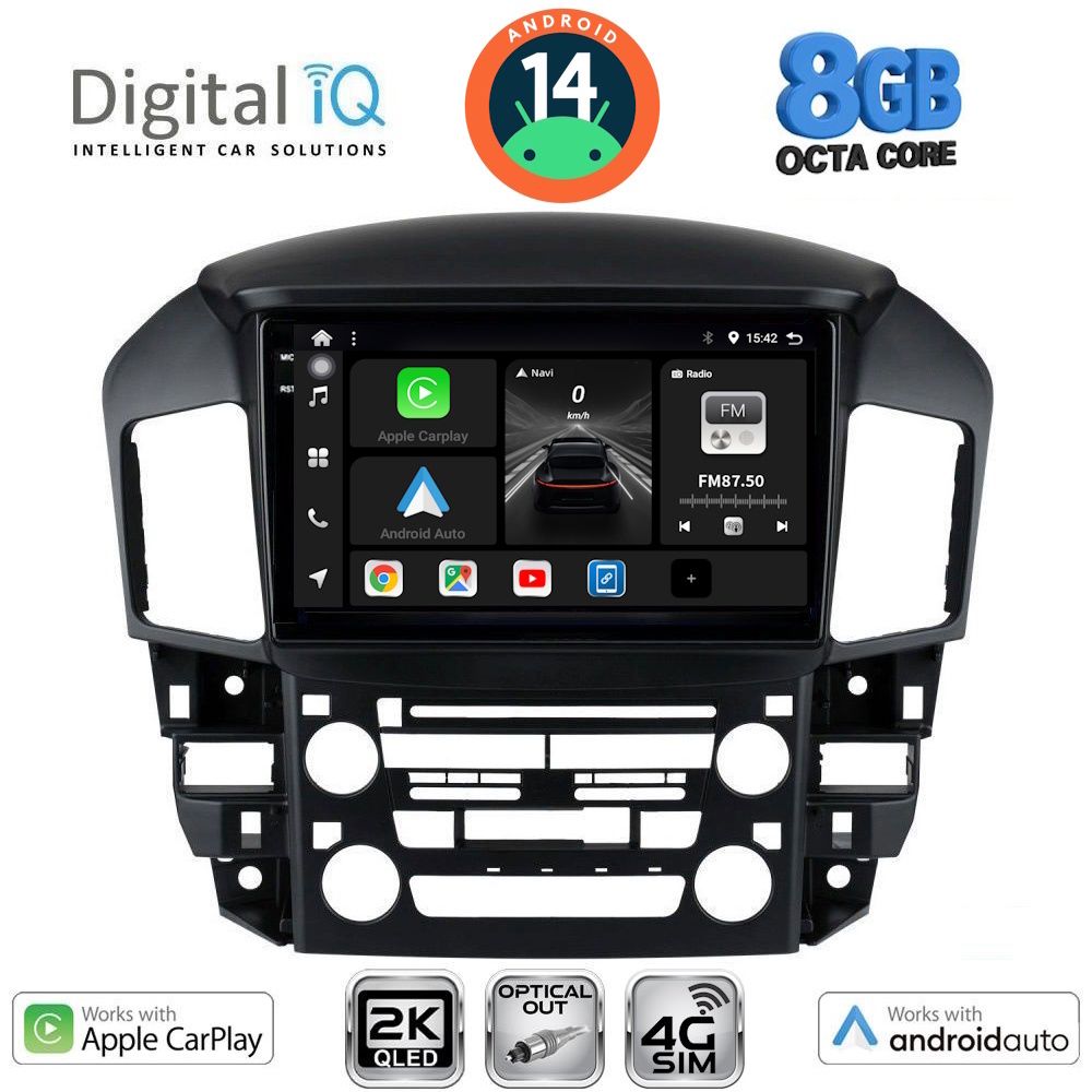 Βλησαρούλης Car Center - DIGITAL IQ BXK 20344_CPAA (9inc) MULTIMEDIA TABLET for LEXUS RX 300 mod. 1998-2003