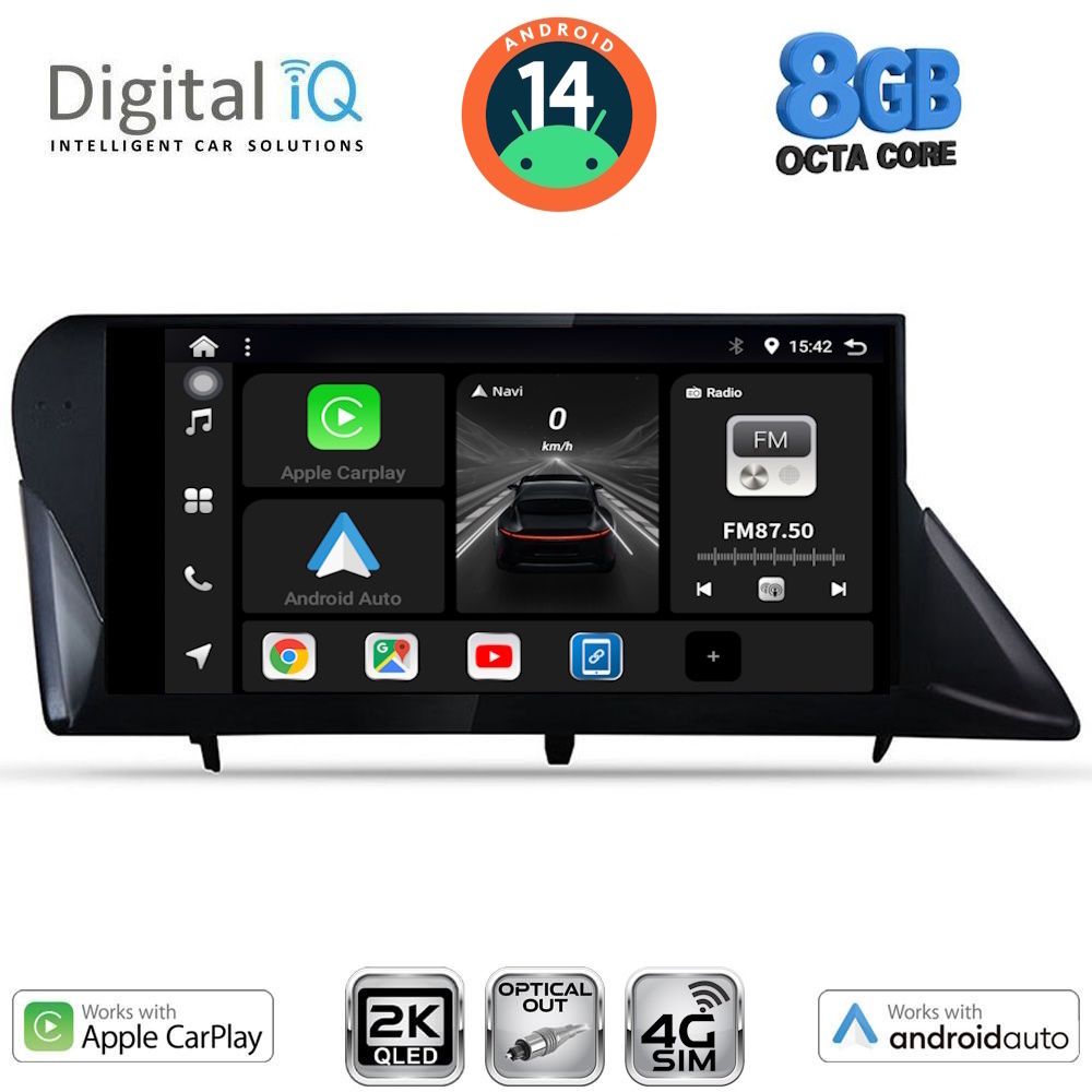 Βλησαρούλης Car Center - DIGITAL IQ BXK 20346_CPAA (9inc) MULTIMEDIA TABLET for LEXUS RX mod. 2009-2014