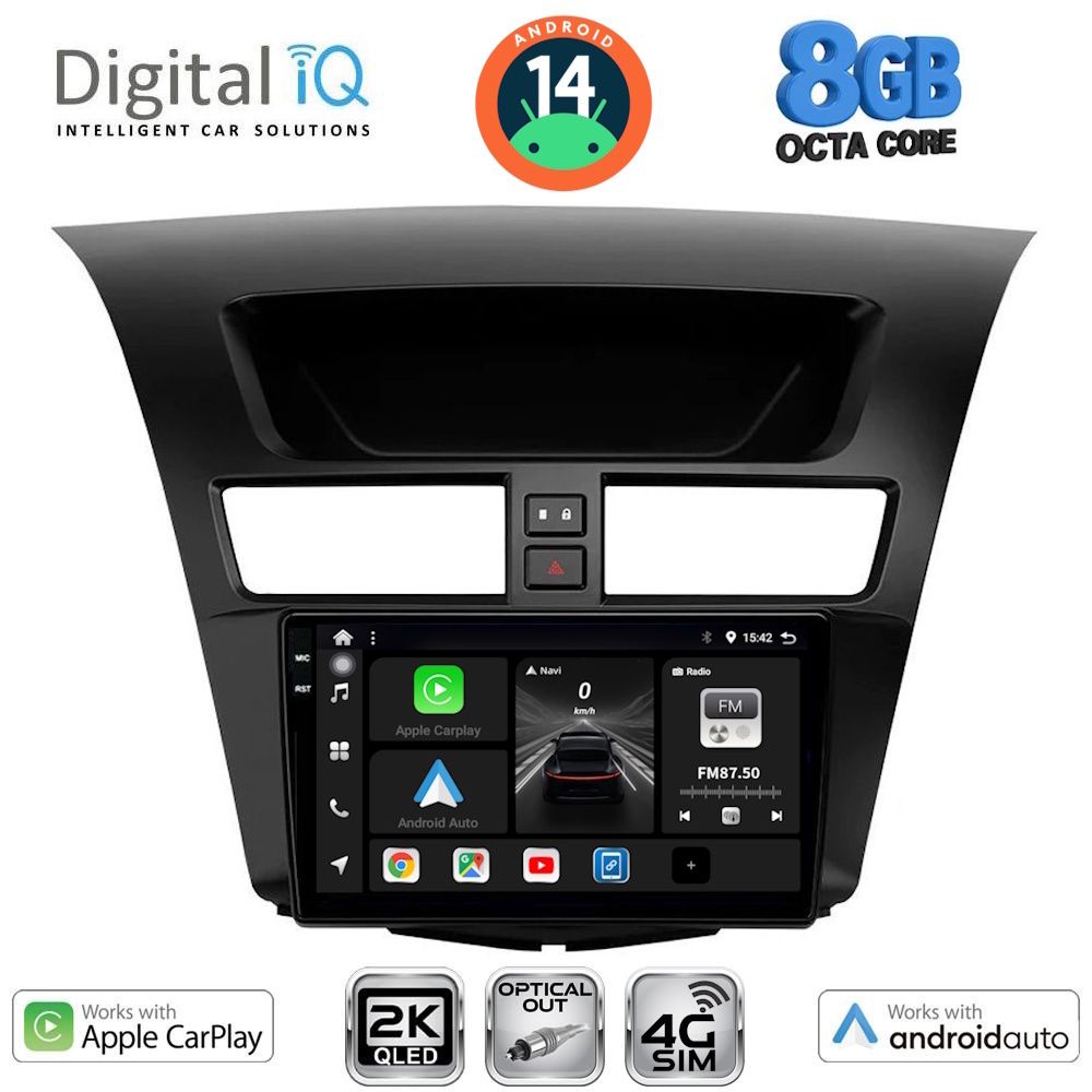Βλησαρούλης Car Center - DIGITAL IQ BXK 20364_CPAA (9inc) MULTIMEDIA TABLET for MAZDA BT50 mod. 2012-2019