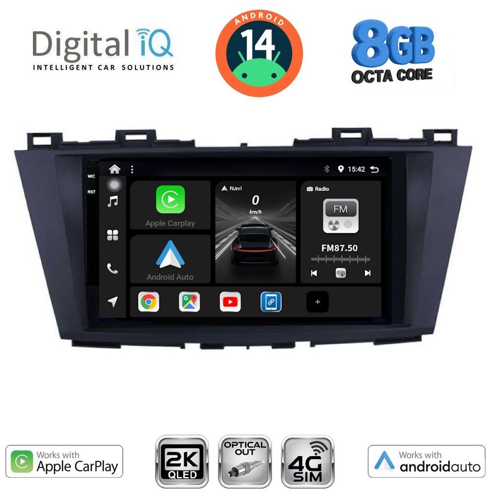 Βλησαρούλης Car Center - DIGITAL IQ BXK 20371_CPAA (9inc) MULTIMEDIA TABLET for MAZDA 5 mod. 2011>