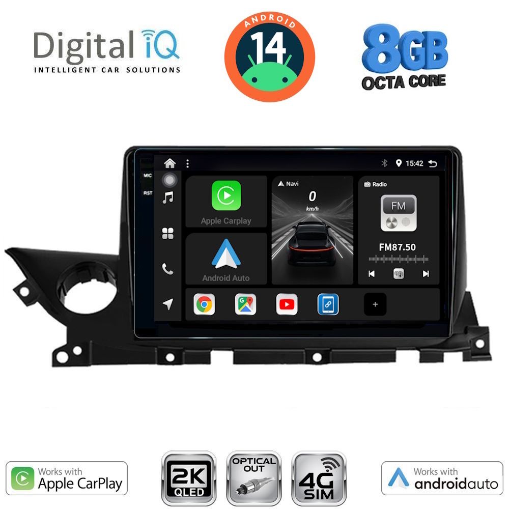 Βλησαρούλης Car Center - DIGITAL IQ BXK 20379B_CPAA (9inc) MULTIMEDIA TABLET for MAZDA 6 mod. 2021>