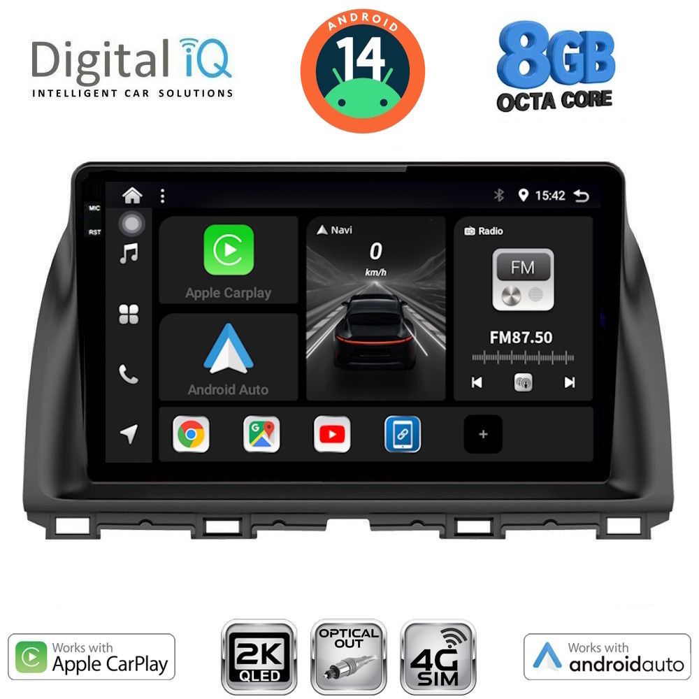 Βλησαρούλης Car Center - DIGITAL IQ BXK 20380_CPAA (10inc) MULTIMEDIA TABLET for MAZDA  CX5 mod. 2013-2017
