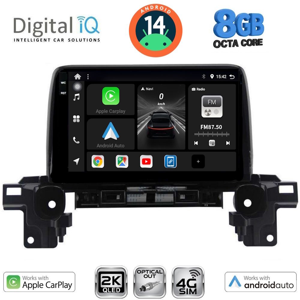 Βλησαρούλης Car Center - DIGITAL IQ BXK 20381_CPAA (9inc) MULTIMEDIA TABLET for MAZDA CX5 mod. 2017>