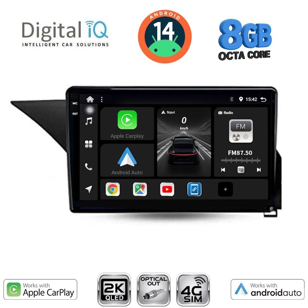Βλησαρούλης Car Center - DIGITAL IQ BXK 20409_CPAA (10inc) MULTIMEDIA TABLET for MERCEDES E (W212) mod. 2009-2016