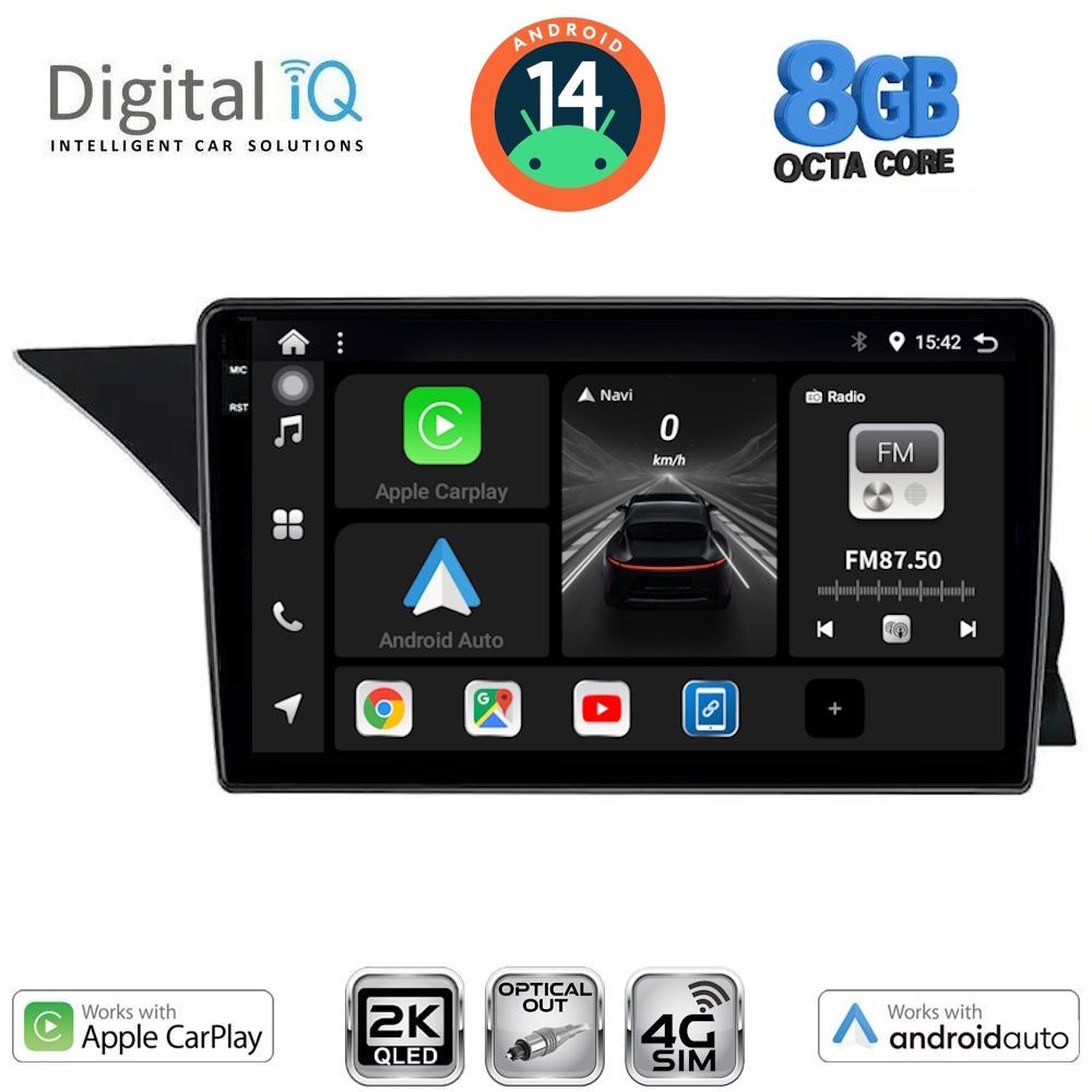 Βλησαρούλης Car Center - DIGITAL IQ BXK 20412_CPAA (NTG 4.5) (9inc) MULTIMEDIA TABLET for MERCEDES GLK (X204) mod. 2013-2017