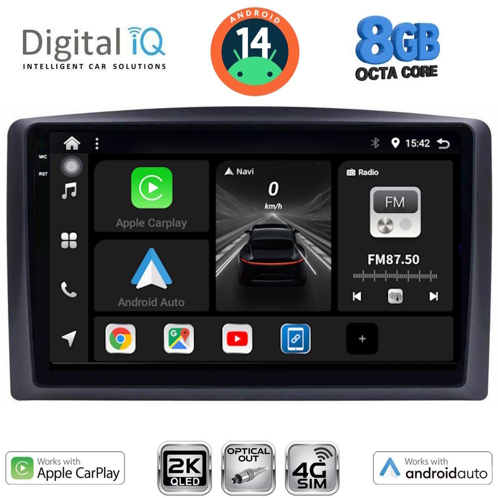 Βλησαρούλης Car Center - DIGITAL IQ BXK 20421_CPAA (10inc) MULTIMEDIA TABLET for MERCEDES VITO – VIANO  (W447) mod. 2015-2022