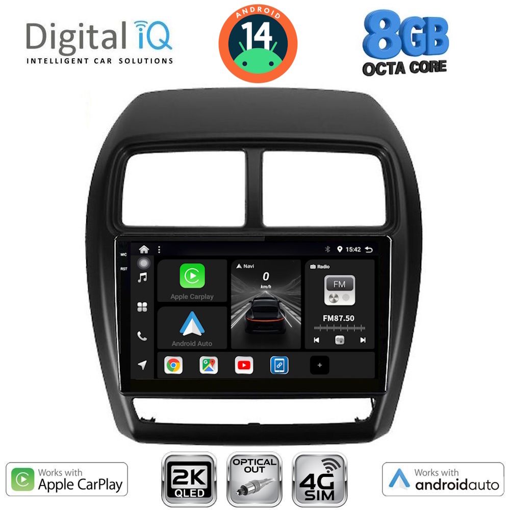 Βλησαρούλης Car Center - DIGITAL IQ BXK 20431_CPAA (9inc) MULTIMEDIA TABLET for MITSUBISHI ASX mod. 2020>