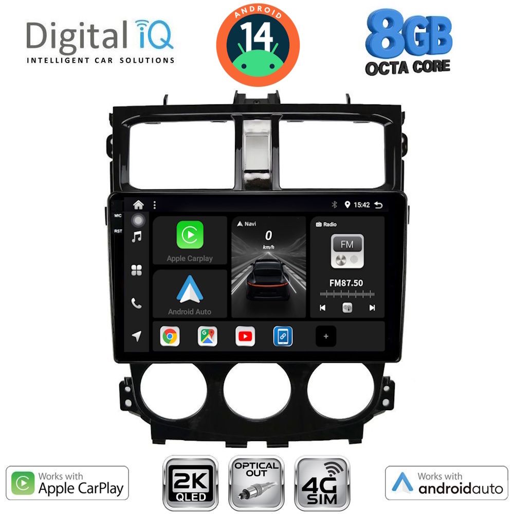 Βλησαρούλης Car Center - DIGITAL IQ BXK 20435_CPAA (9inc) MULTIMEDIA TABLET for MITSUBISHI COLT mod. 2013-2023